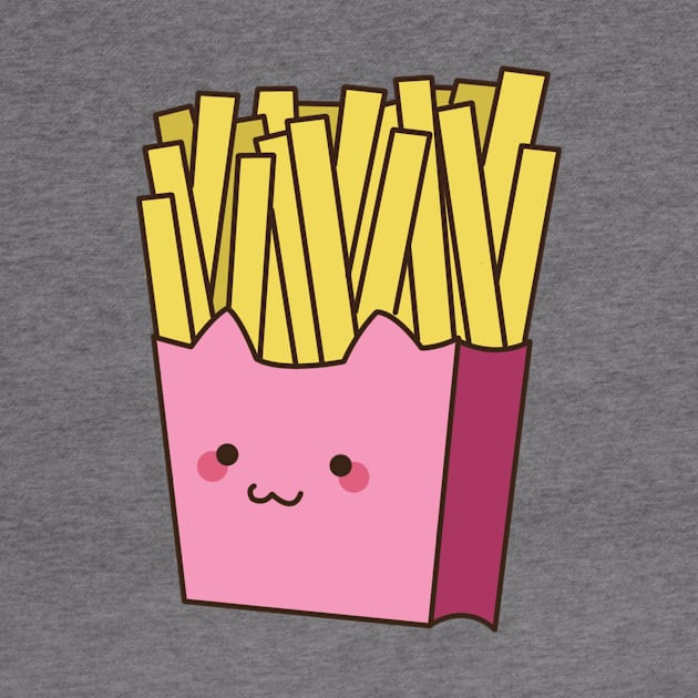 Cat French Fries by mintcorner